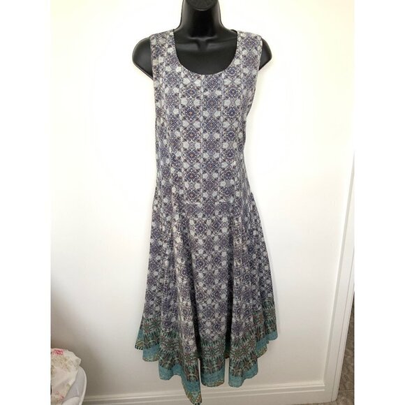Bohemia dress large multi print. Designed in Scandinavia - Picture 1 of 7